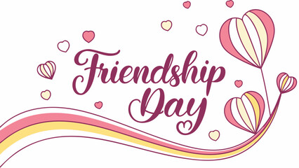 Friendship day wishes and greetings with hearts and love for best friends happy friendship day celebration