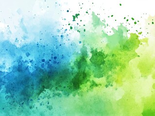 Abstract Blue Green Watercolor Splash Background, Watercolor texture, Abstract background