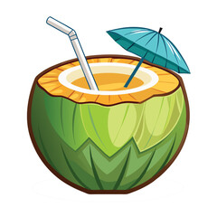 Young Thai Coconut – Cut Top