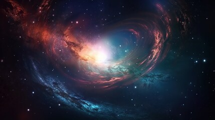 Cosmic Nebula Spiral.