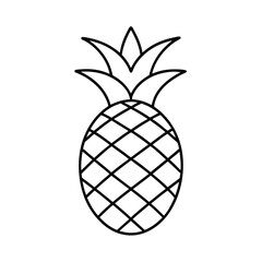 Obraz premium illustration of pineapple