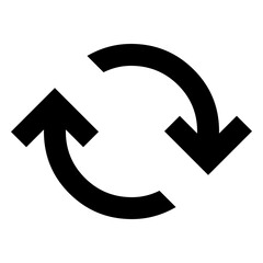 Refresh or Reload Circular Arrows Icon