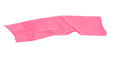 A bright pink irregular shape against a black background in a simple abstract illustration