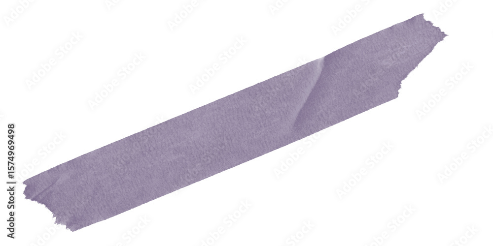 Aufkleber a digitally rendered image of a long rectangular shape in a muted purple color against black backgro