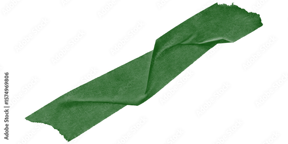 Fototapete a green irregular shape extending diagonally across a black background in a simple illustration