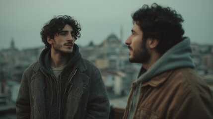 Two Brothers Talking