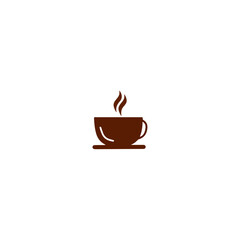 Coffee Time icon flat vector design. 
