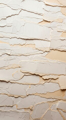 Textured Peeling Paint Wall Background with White and Beige Layers - Perfect for Design, Art, and Vintage Projects