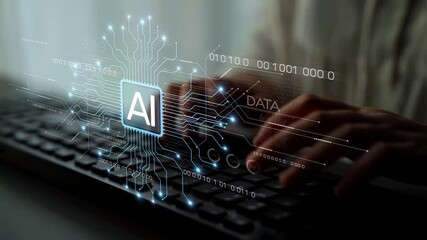 AI Assistant Brain Processor with LLM Technology, Big Data, Machine Learning, Generative AI for Business Support, Future Agentic AI Technology and Artificial Intelligence Prompt Engineering. Muxer - Powered by Adobe