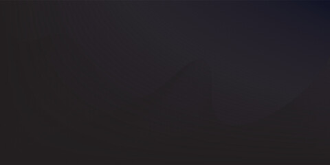 Black abstract background design. wavy line pattern, dark horizontal