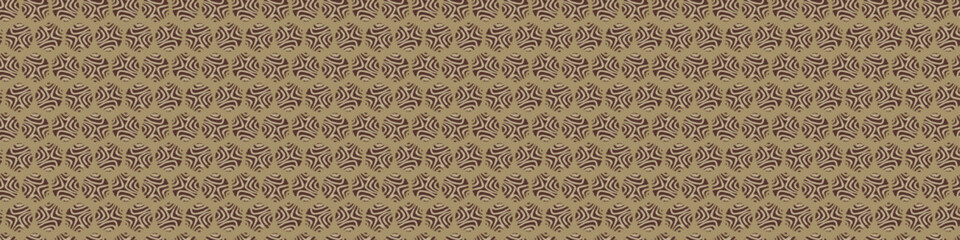 Fototapeta premium Abstract vintage squiggle seamless vector edging. Gender neutral artistic repeatable curl for ribbon, border and hand drawn design.