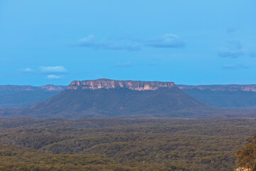 Photograph of the spectacular and widest canyon in the world called the Capertee Valley in the Central Tablelands of NSW, Australia.