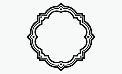 Decorative frame silhouette, Decor Style Silhouettes Frames Designs 
by VectorShots