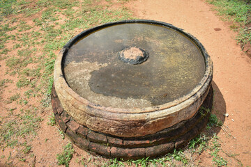 Ruins of Girihandu Seya, Thiriyai, Trincomalee, Sri Lanka.