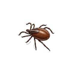 tick isolated on white background 