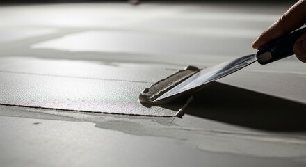 Home Renovation: Smoothing Spackle over Drywall Seams