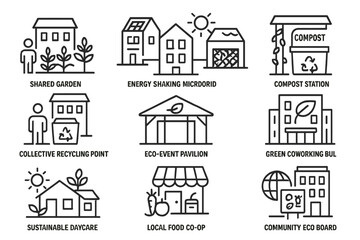 Eco-friendly urban initiatives: gardens, microgrids, recycling, and more