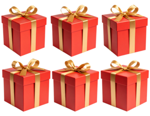 Firefly_Set of red furry christmas xmas santa claus hat on transparent background cutout,