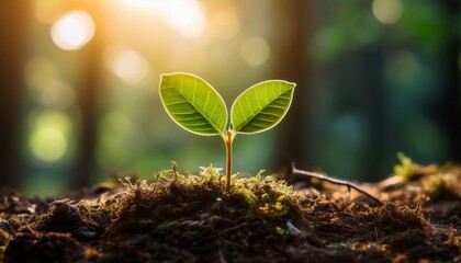 emerging green life nature photography forest close up growth and renewal