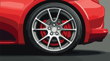 Car Wheel Illustration Presentation