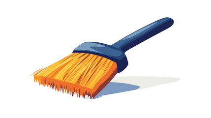 Clean Isolated Flat Vector Brush Icon Illustration for Graphic Design Projects
