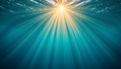 Fototapeta premium The Cathedral of Light Underwater 