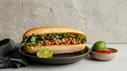 Fresh and Tasty Minimalist Food Styling with Vibrant Ingredients and Simple Presentation