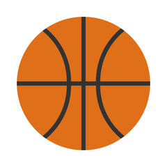 Basketball showing distinctive design and color