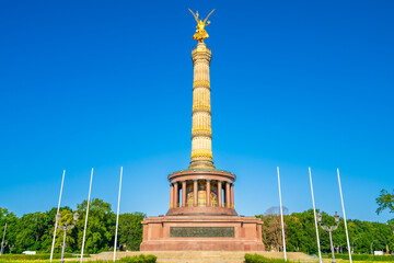 Berlin Victory Column on sunny summer day. Germany.  Berlin 