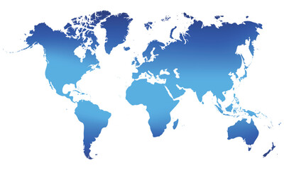 vector illustration of mosaic texture blue colored map