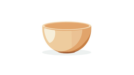 Cereal Bowl Icon on White Background Vector Illustration