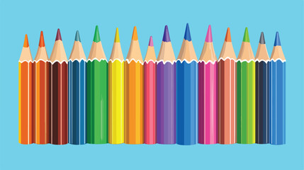 Creative Cartoon Pencil Writing School Design Vector Illustration