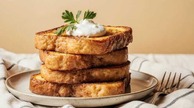 Bundas Kenyer Hungarian Savory French Toast