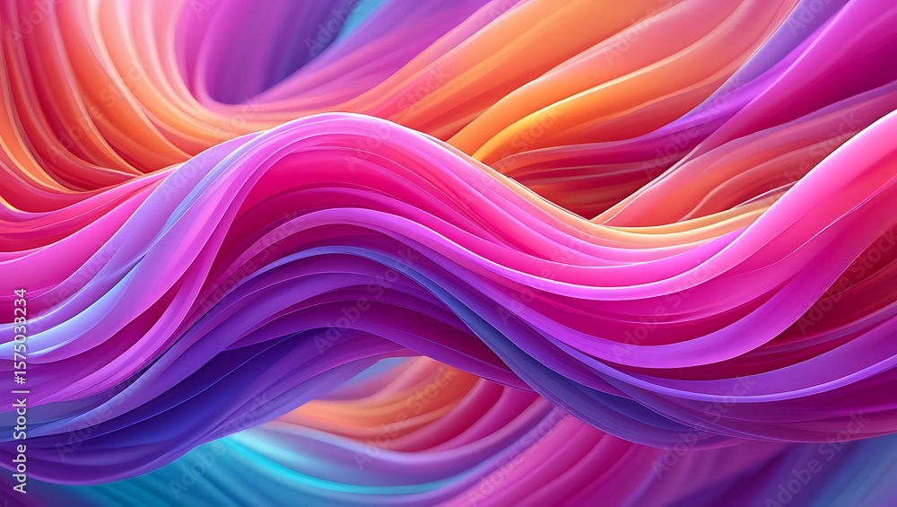 Poster abstract colorful waves background for modern design projects, vibrant and dynamic abstract backgrou