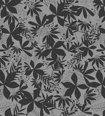 Fototapeta premium Beautifull flower allover seamless pattern