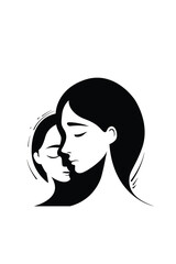 Artwork, Mother, Daughter, Girl, Woman, Childhood, Inner Child, Trauma, Love, Women, Vector