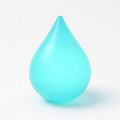 Glowing Bioluminescent Water Drop in Hydrogel Form