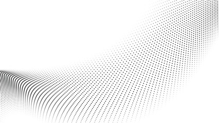 Halftone Dot Wave Pattern for Website Backgrounds, Modern Posters, Business Presentations, Digital Art, and Clean Graphic Design Projects