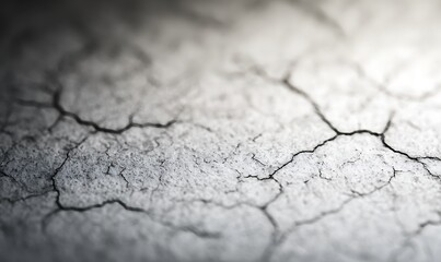 Obraz premium Cracked surface texture abstract monochrome aesthetic