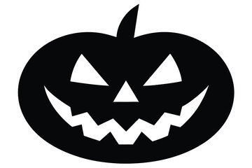 jack o lantern face vector icon