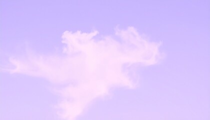 Fototapeta premium Soft light purple skies present a gentle cloudscape, ideal for backgrounds and atmospheric designs, creating a calming and serene aesthetic.