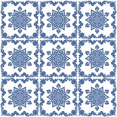 seamless pattern with snowflakes