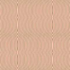 Pattern of wildflower tea collection, wavy, vertical striped, blending, geometric pastel pink and bleached coffee brown colors seamless texture.