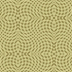 Pattern of wildflower tea collection, wavy, gingham, blending, geometric olive green and beige colors seamless texture.