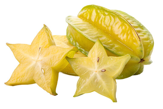 Juicy Star Fruit Freshly Sliced Star Apples for a Healthy and Delicious Snack or Tropical Recipe