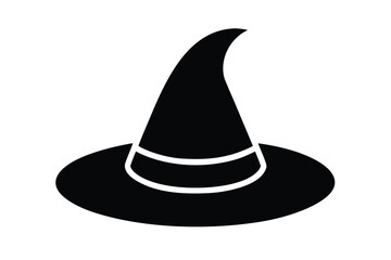 witch hat vector icon