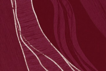 Elegant deep red with light curves