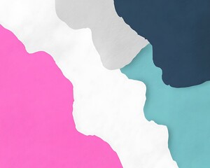 Minimalist aesthetic abstract shapes colored backdrop