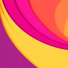 Colorful layers with a flowing style