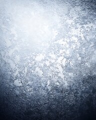 Frozen textures on glass abstract patterns